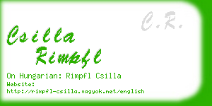 csilla rimpfl business card